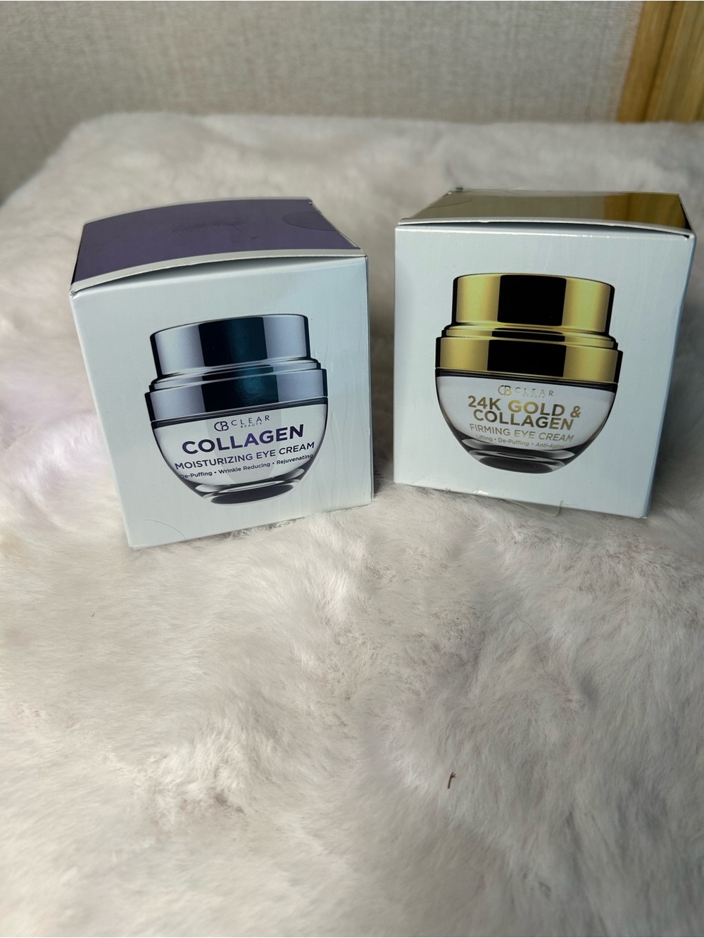 Clear Beauty 24K Gold & Collagen Firming Eye Cream #antiaging #skincare